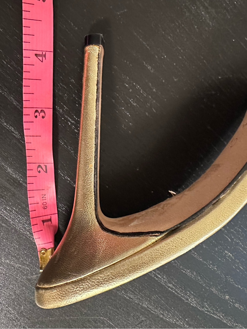 Michael Kors Gold Mesh Mules - Picture 6 of 6